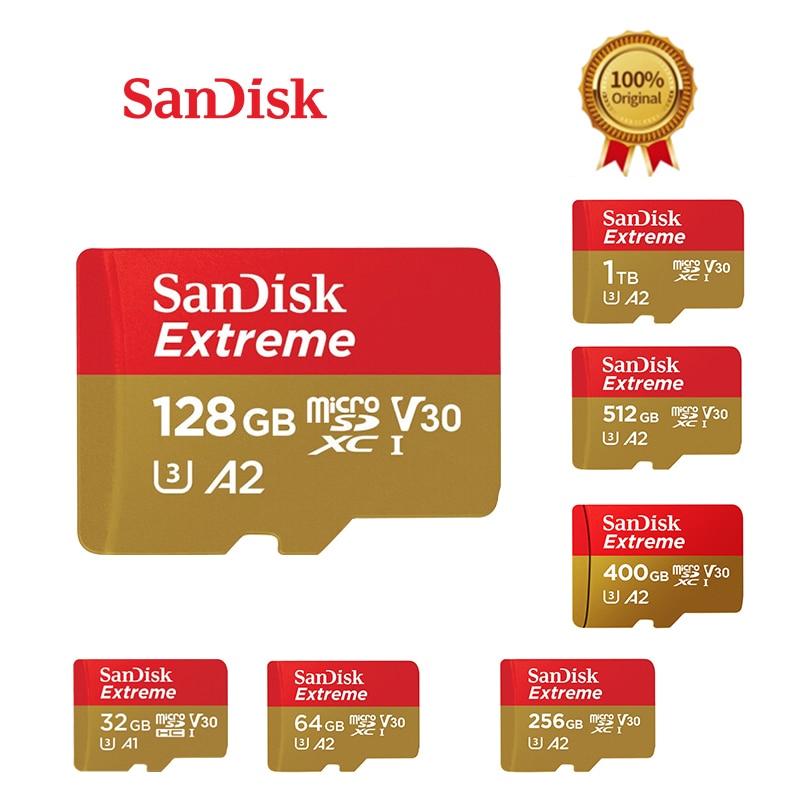 SanDisk Extreme ޴ ũ SD ī, 128GB, 512..